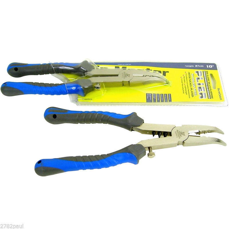 Surecatch 10 Inch Multi Purpose Ganging Fishing Pliers with Wire