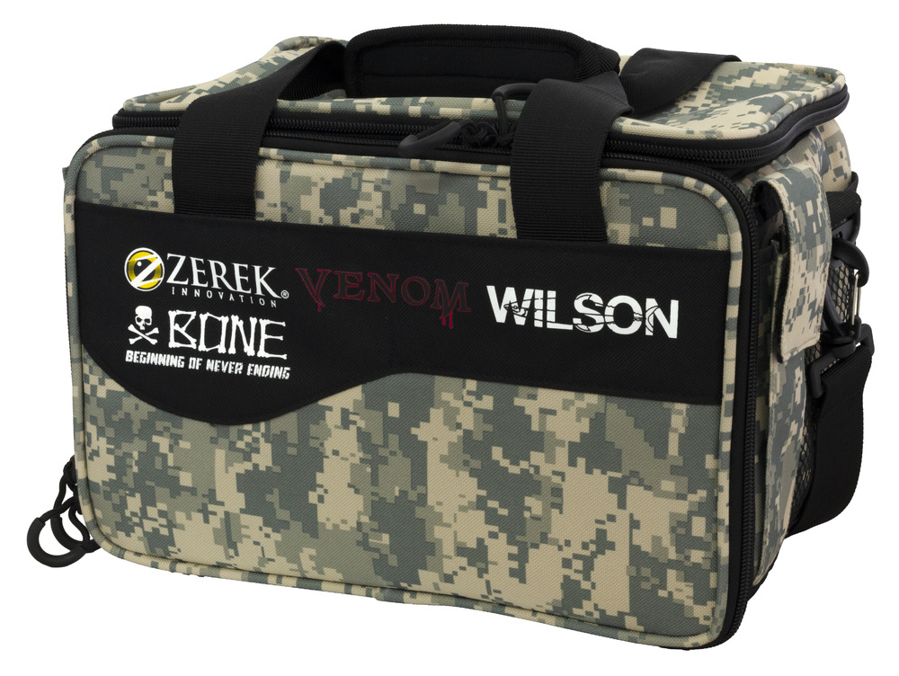 Wilson Small Digi Camo Series Fishing Tackle Bag with Three Fishing Tackle  Trays