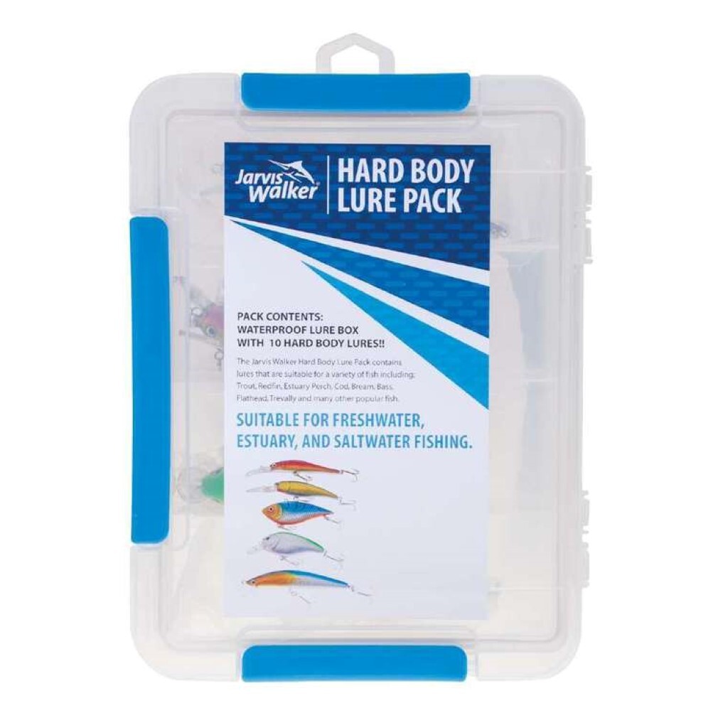Jarvis Walker Hard Body Lure Pack - 10 Assorted Lures in