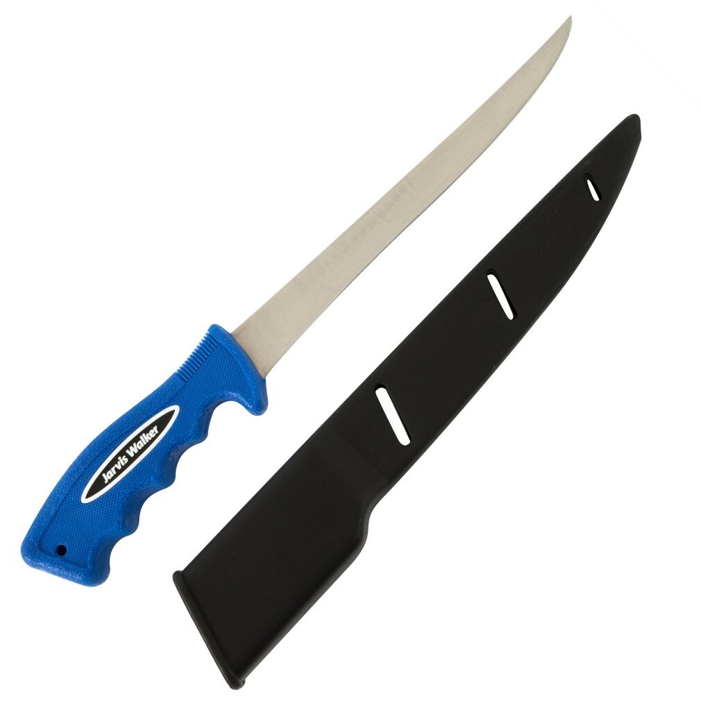 Jarvis Walker 7 Inch Fish Filleting Knife With Sheath Fishing Knife