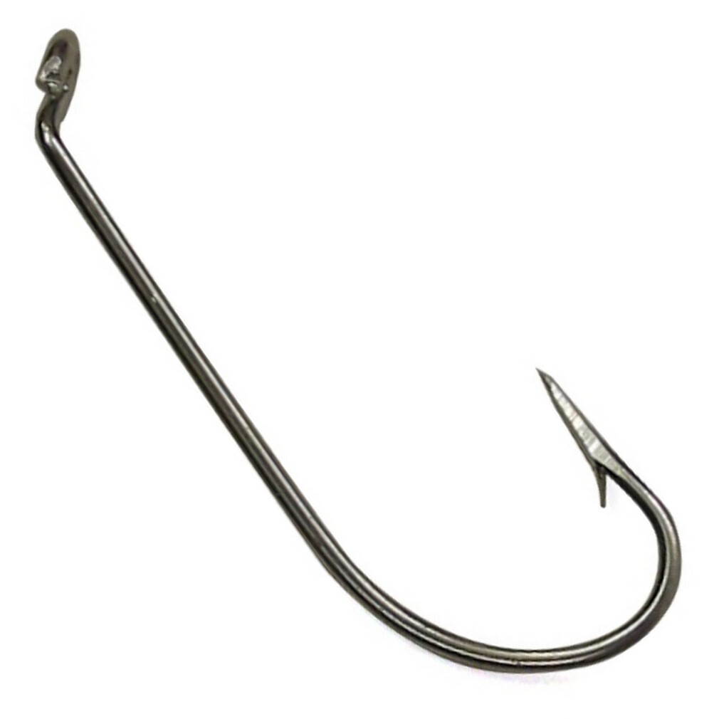 25 Pack of Size 5/0 Eagle Claw 6043T Open Eye Kirby Ganging Fishing Hooks