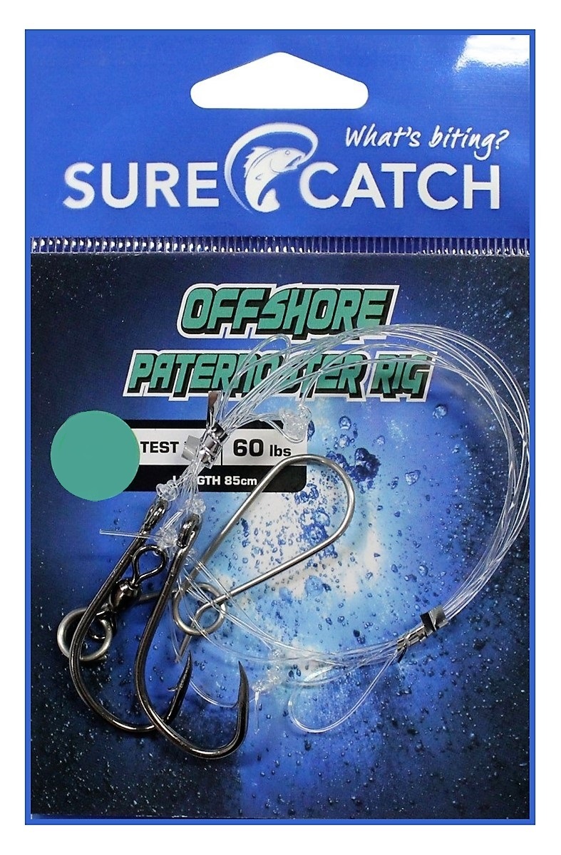 Surecatch 60lb Offshore Paternoster Fishing Rig with Chemically Sharpened  Hooks