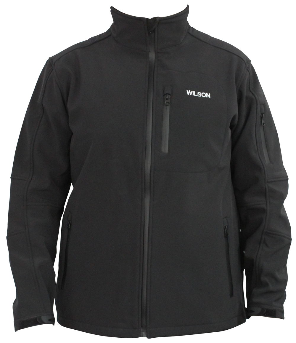 2XL Wilson Soft Shell Wind Resistant Jacket Zippered Fishing Jacket