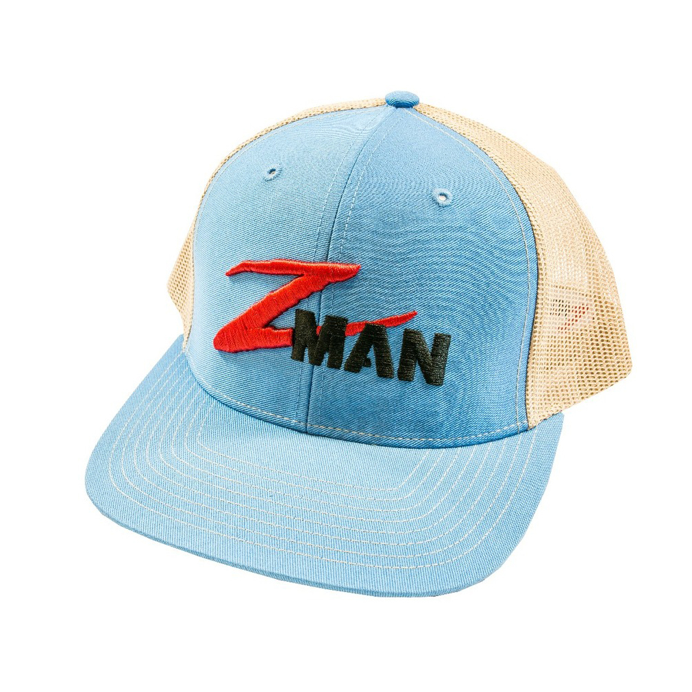 ZMan Lures Structured TruckerZ Fishing Cap with Adjustable Rear Closure - Fishing  Hat