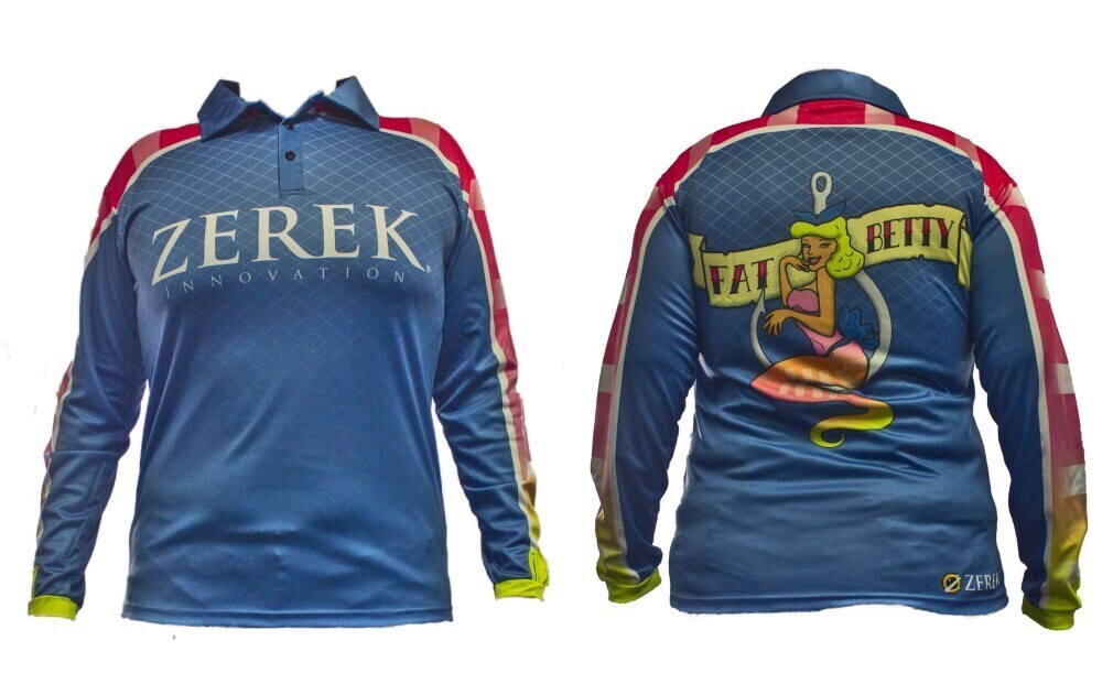 Zerek Fat Betty Tournament Long Sleeve Fishing Shirt - Fishing Jersey