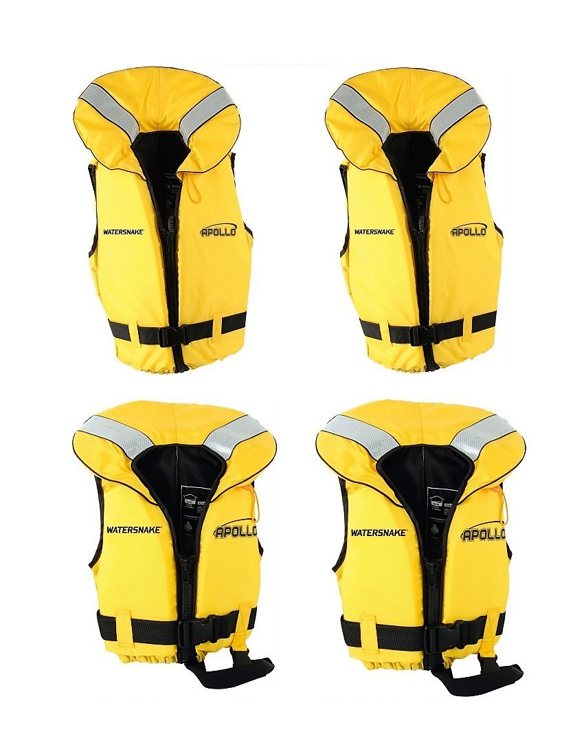2 X Watersnake Apollo Adult or Child Life Jackets Red Level 100 PFDs