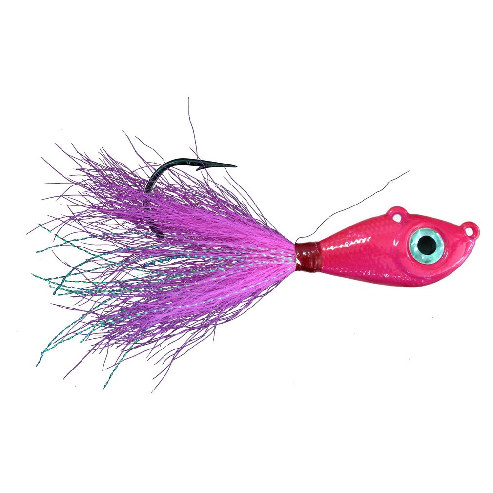 Mustad 3/4oz Big Eye Bucktail Jig with Chemically Sharpened 5/0