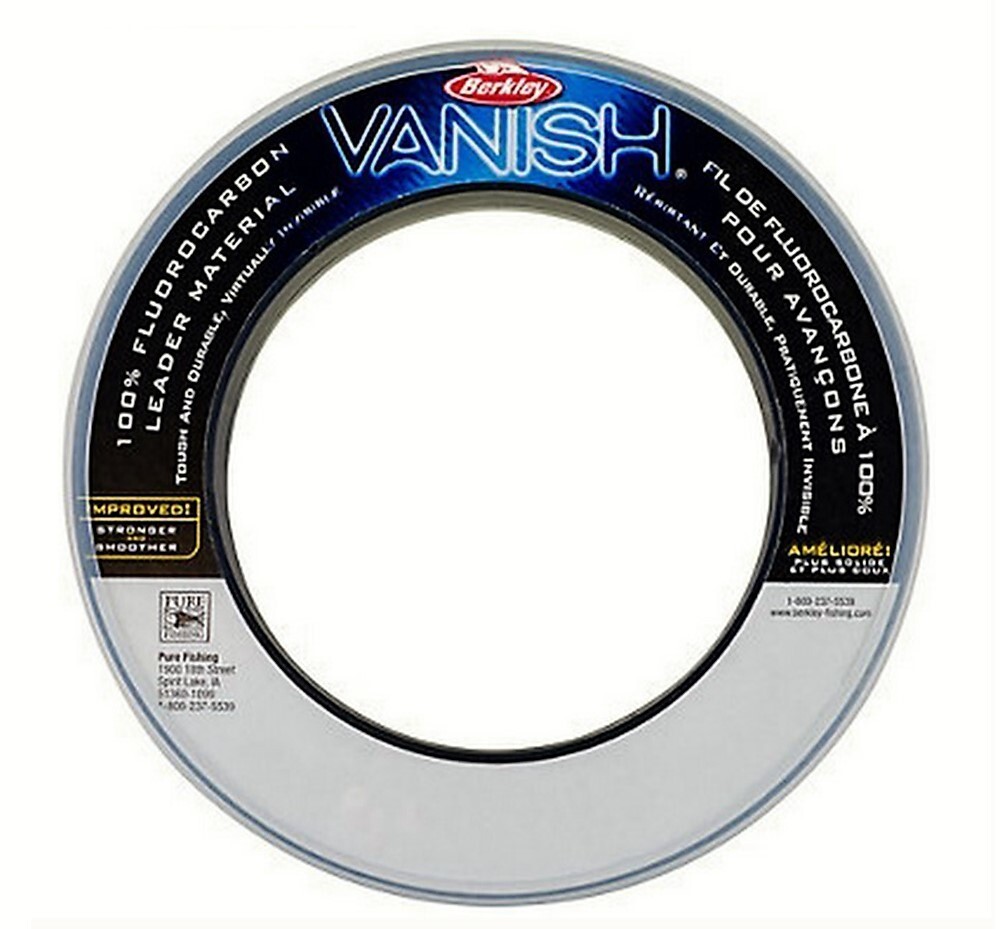 30yd Spool of Berkley Vanish Fluorocarbon Fishing Leader