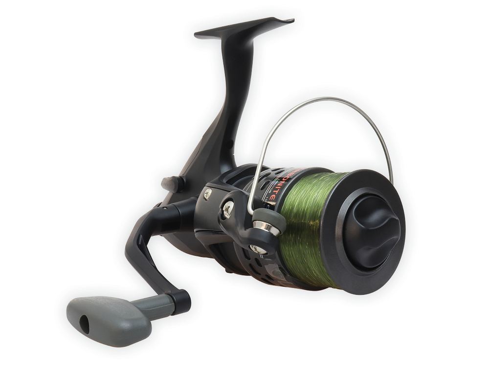 Okuma Carbonite XP155 Baitfeeder Spinning Fishing Reel with Spare Graphite  Spool