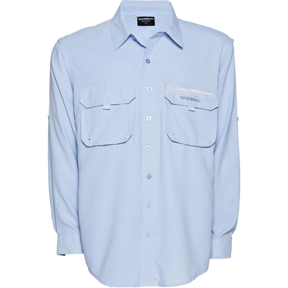 Chemise Simms homme vert moyen guide manches longues ventilée boutonnée