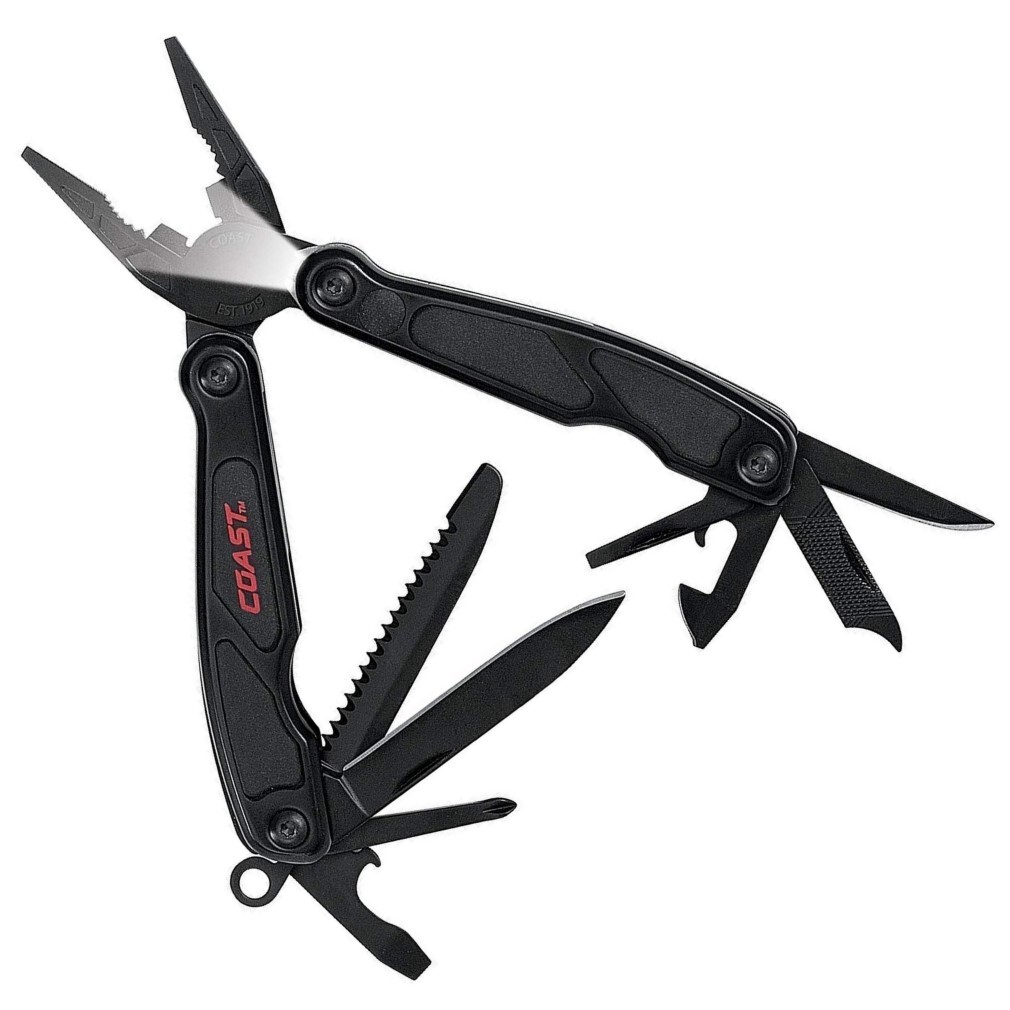 Coast Knives LED Micro Pliers Multi Tool, Stainless Steel