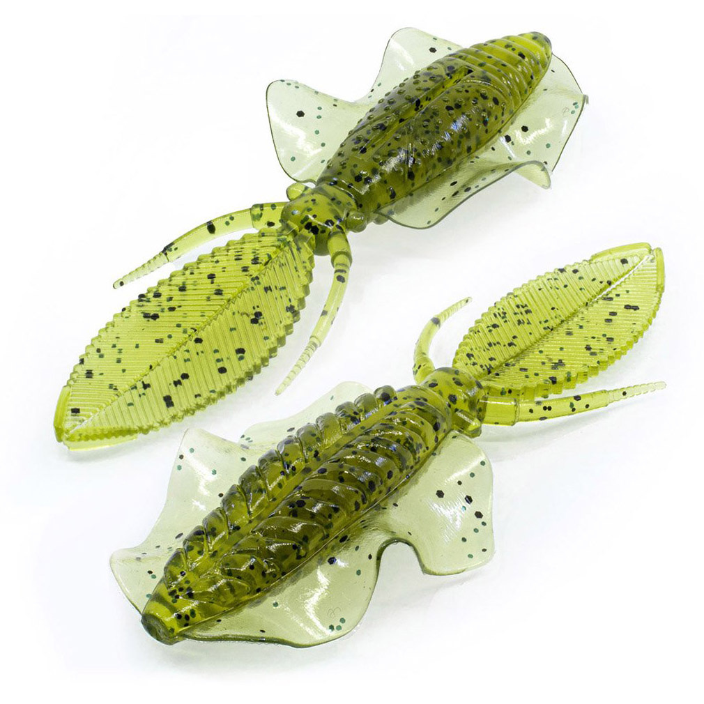 6 Pack of Chasebait 4.25 Inch 110mm Flip Flop Baits Soft Plastic