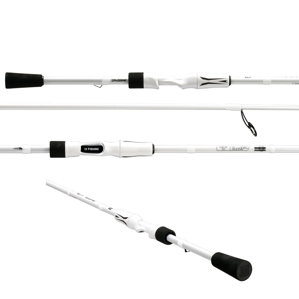 7'1 13 Fishing Fate V3 12-20lb Spin Rod - 2 Piece 36T Graphite Fishing Rod