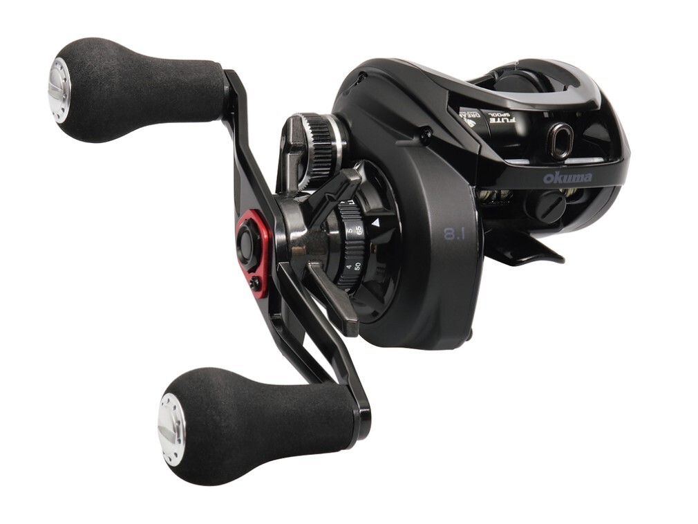 Okuma Hakai HDT100H-A Low Profile Baitcaster Reel with 7 Bearings - Right  Handed