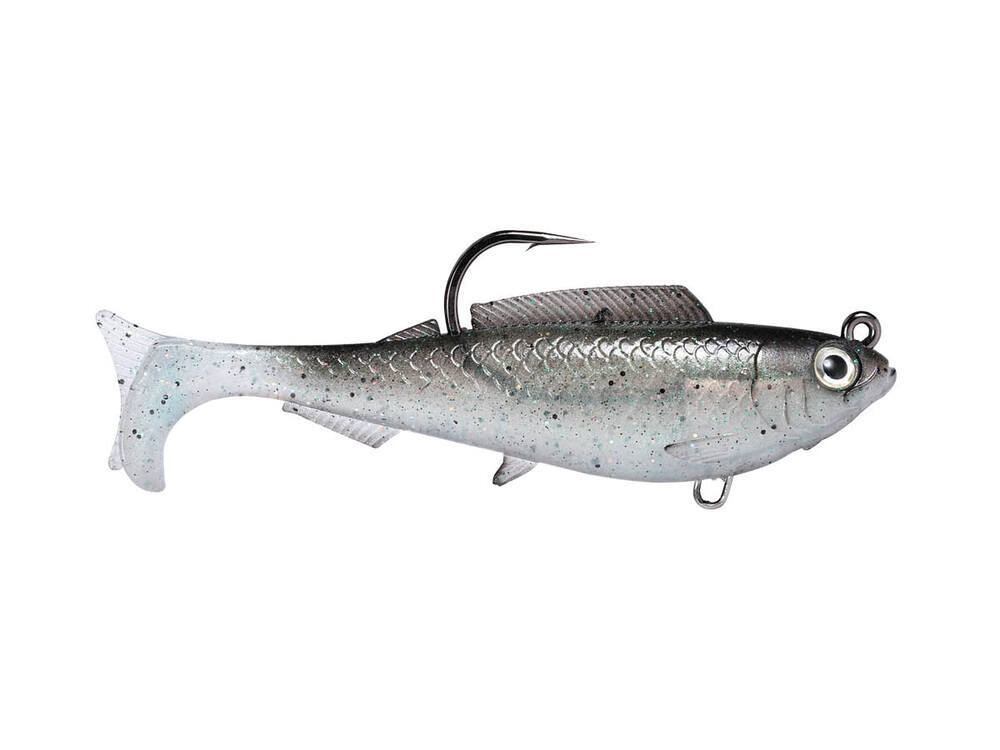 4 Inch Zman HerculeZ Soft Swimbait Fishing Lure - Rigged Soft Plastic  Swimbait