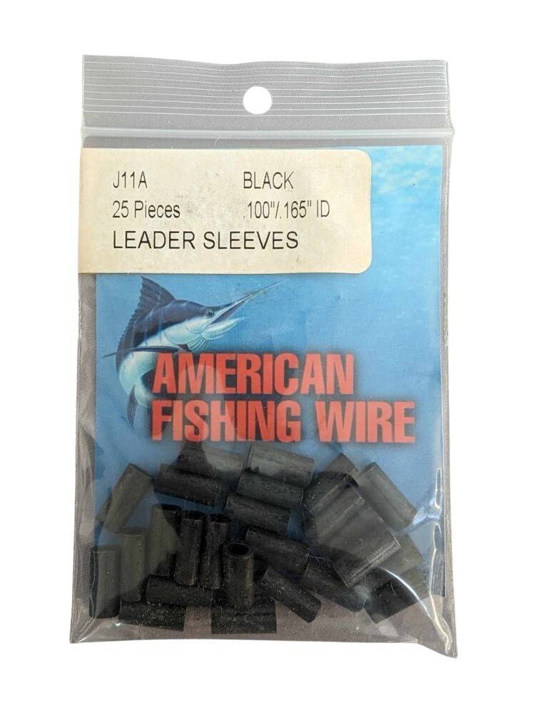 25 Pack of American Fishing Wire Size 11 Single Barrel Crimp
