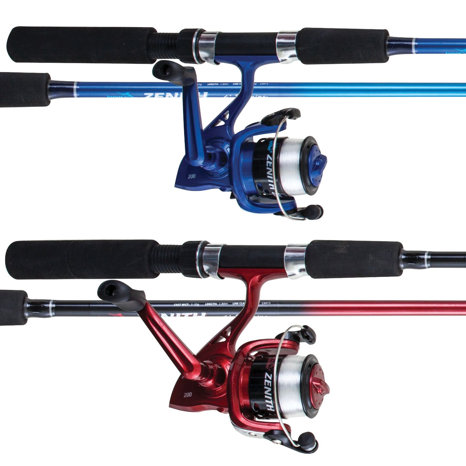 Kids Jarvis Walker Zenith 6' 24kg 2 Pce Fishing Rod and Reel Combo