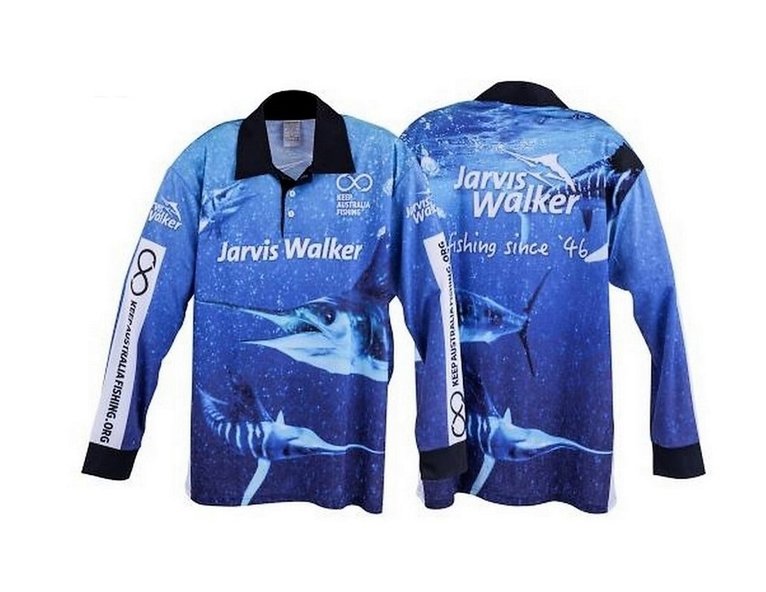 Jarvis Walker Long Sleeve Tournament Fishing Shirt with Collar