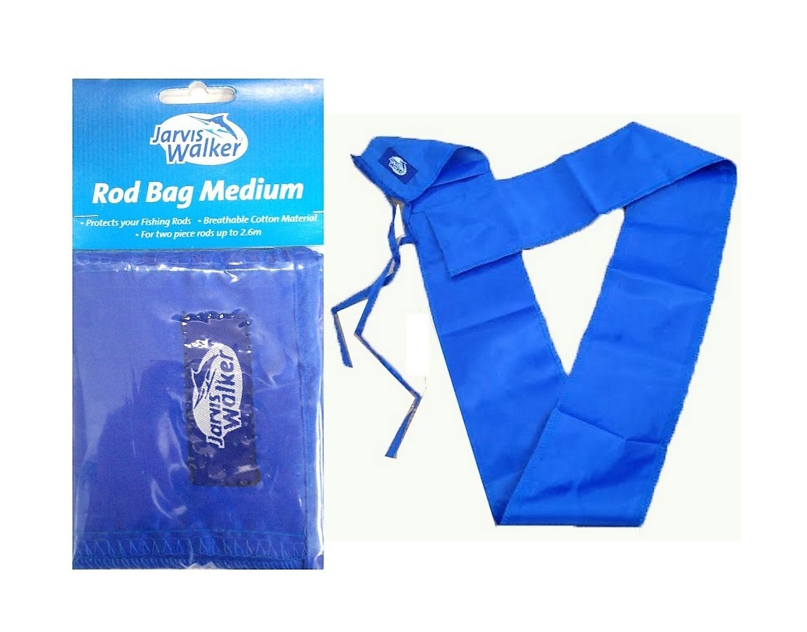 Medium Size Rod Bag to Suit 2 Pce Fishing Rods Up To 2.6m by Jarvis Walker