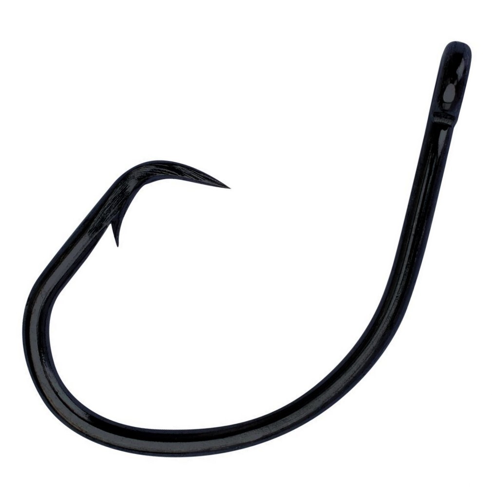 10 Pack of Size 20/0 Eagle Claw Lazer Sharp L2045 Black Heavy Wire Big Game Circle  Hooks