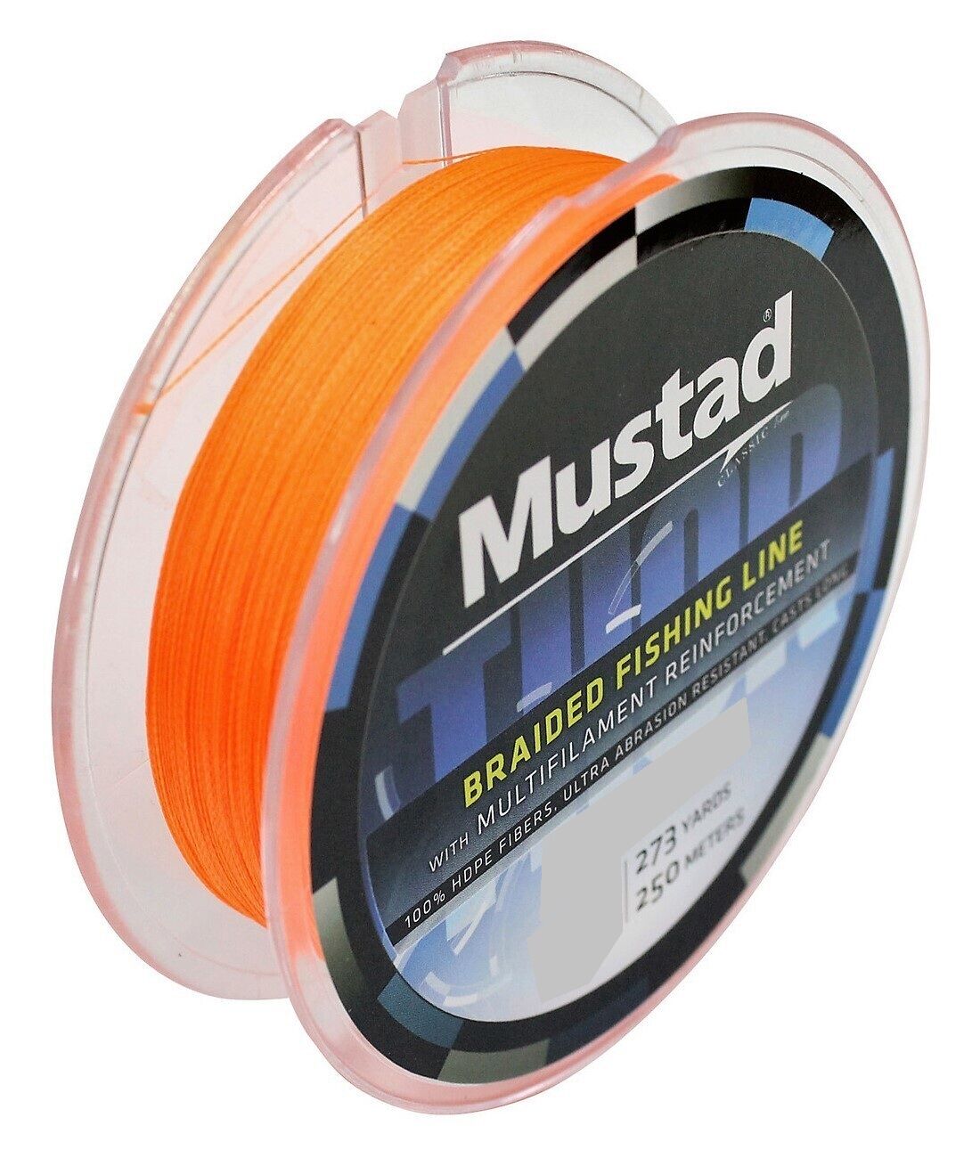 1 x 250m Spool of Mustad Thor Braid - 4 Strand Hot Orange Braided Fishing  Line, Hooked Online