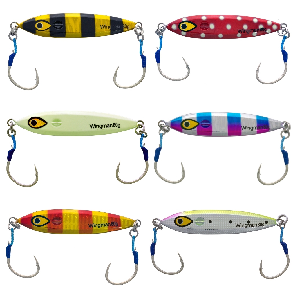 Mustad Metal Jig Wingman Fishing Lures 80g/3oz