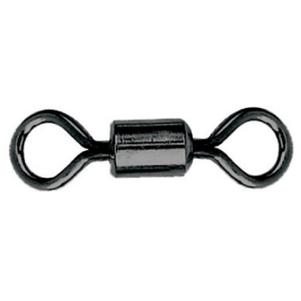 50 Pezzi Di Girelle Mustad Rolling Eye 77900 (MA035-BN) - Tutte Le Misure - Per Pesca D'altura