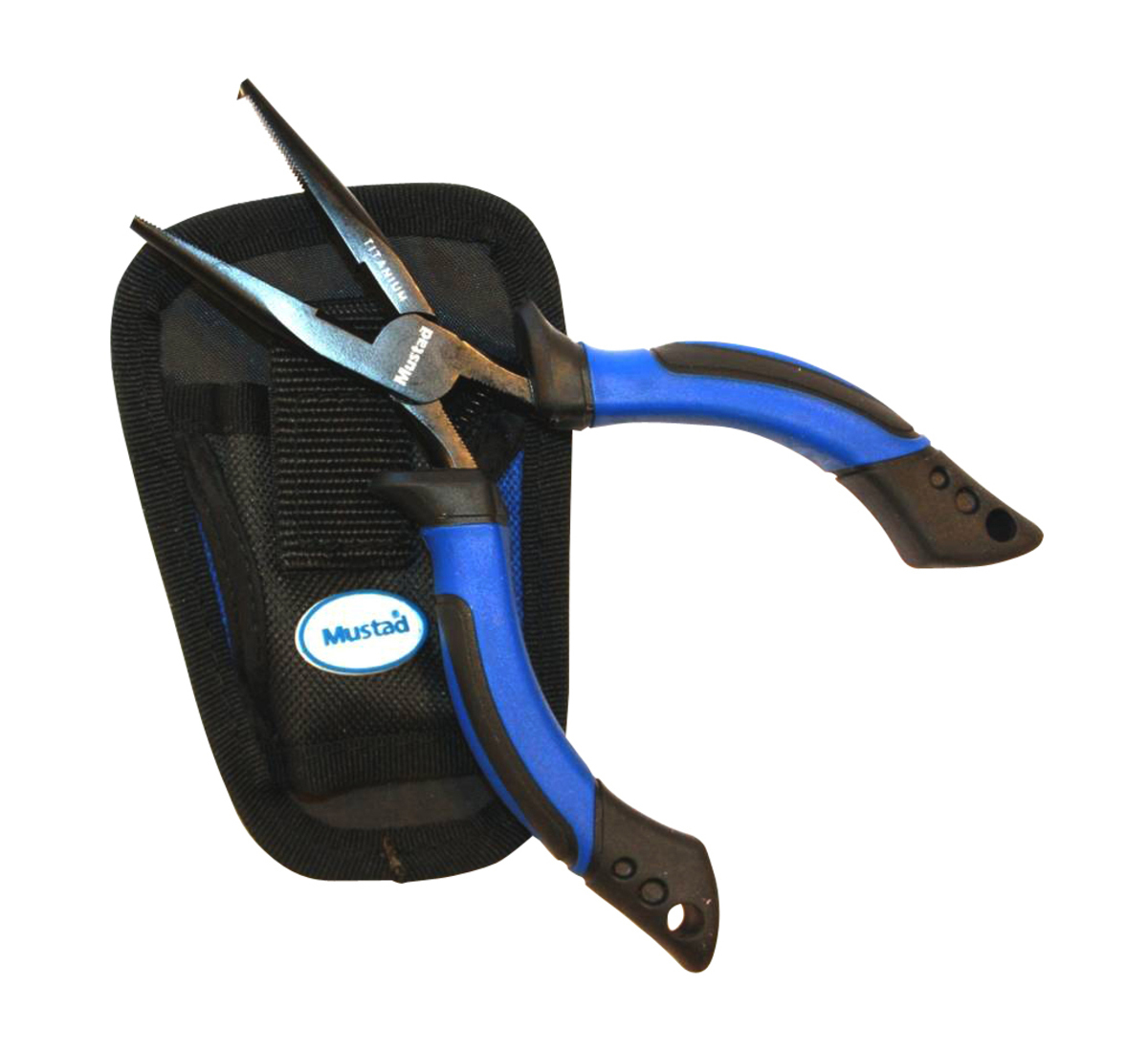 Mustad 6 Inch Soft Grip Fishing Pliers with Rubber Holster