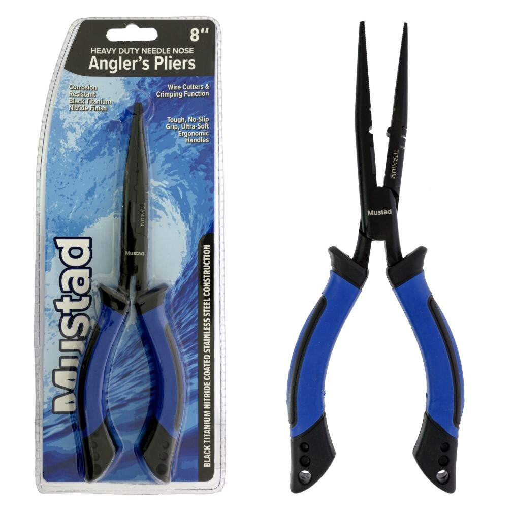 TT Fishing 11 Inch Bent Nose Long Reach Fishing Pliers