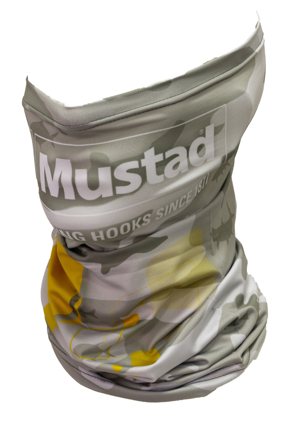 Mustad Fish Camo Tournament Sun Protector Multi Tube - UPF 30 Head Scarf