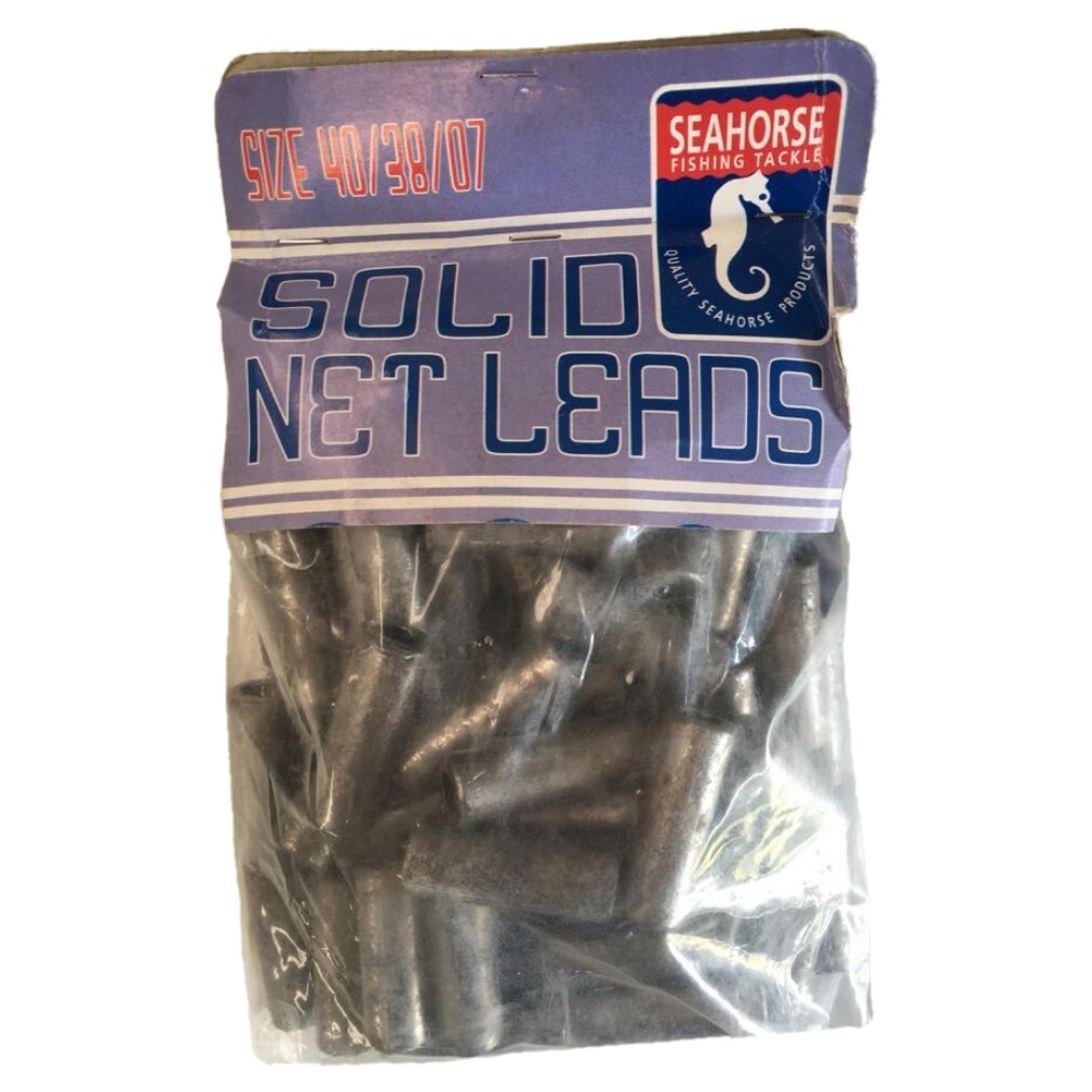 72 Pack of 40gm Solid Fishing Net Leads - Cast Net Weights