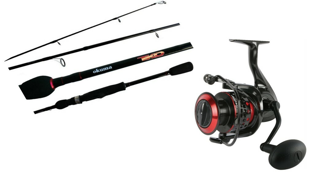 6'6 Okuma Sakana/Competition 6-14lb Fishing Rod and Reel Combo