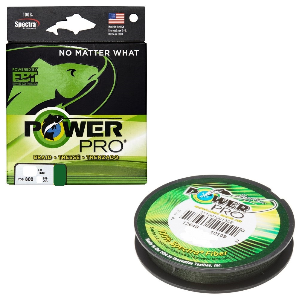 Power Pro Braided Line Moss Green 15lb - 150yd