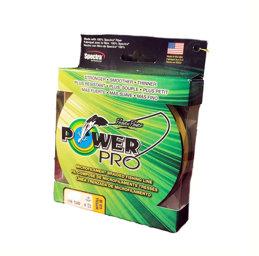 Shimano Power Pro, Braid 20lb 500yd Yellow Microfilament Fishing Line for  sale online