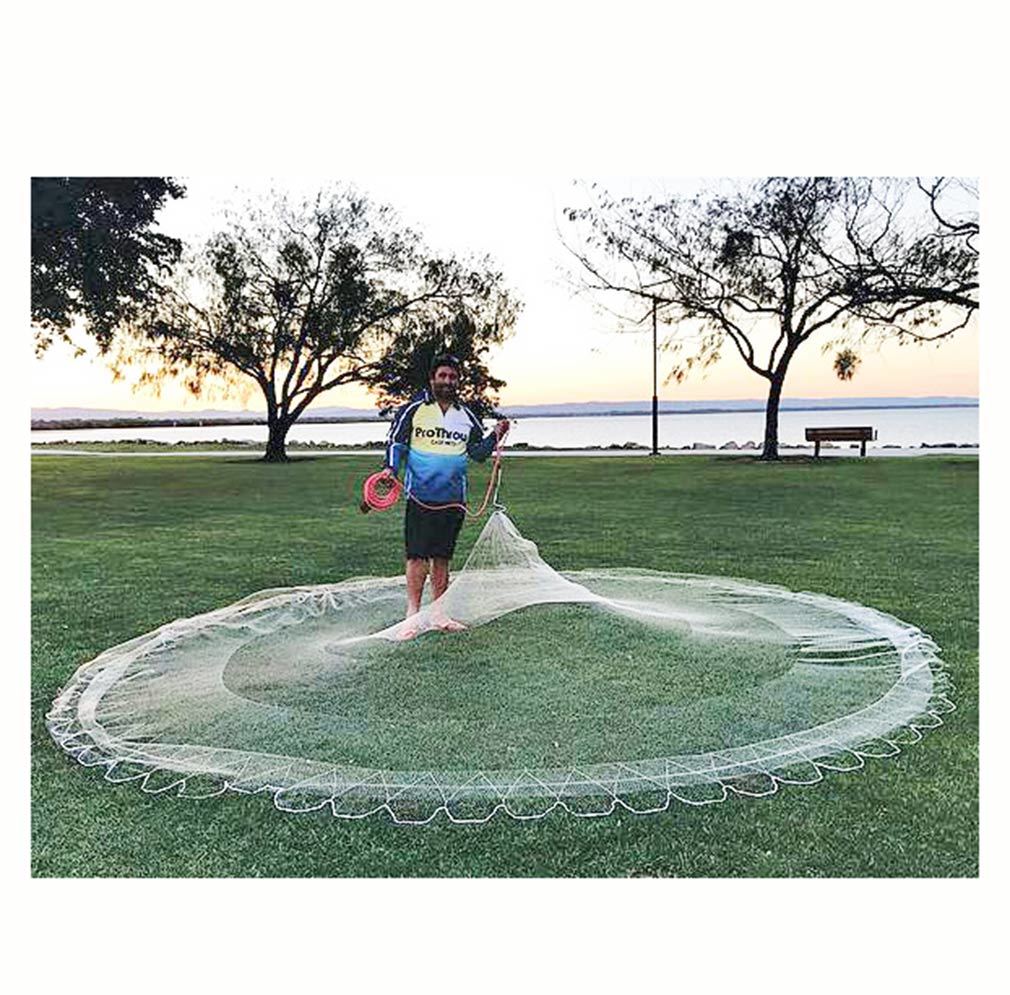 Fishing Net How To Throw A Foot Cast Net Mono Cast Net With