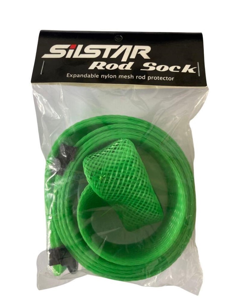 Silstar Fishing Rod Sock For Spin Rods Up To 6ft - Expandable Mesh