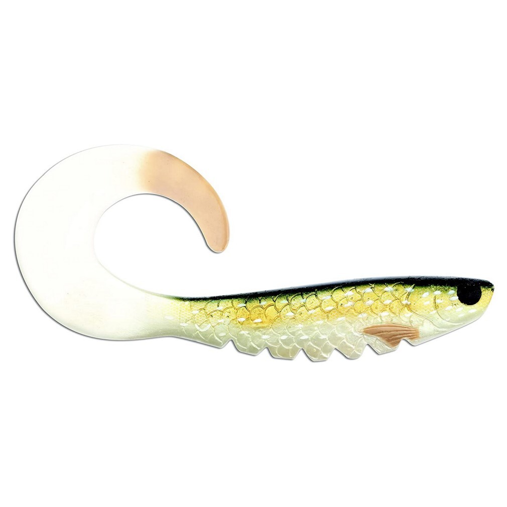 8 Pack of Tsunami 4 Inch Swirl Tail Minnows Soft Plastic Fishing Lures -  Mullet