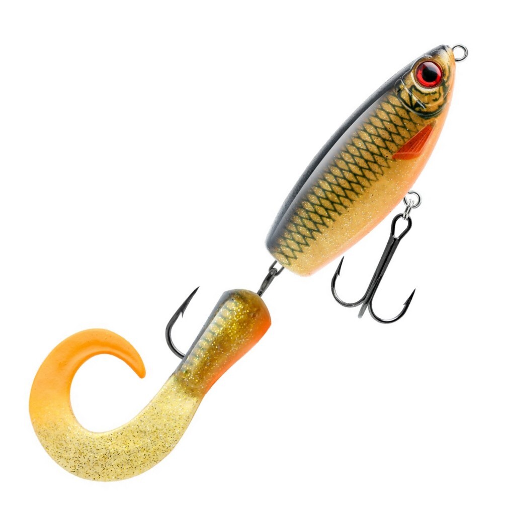 21cm Storm R.I.P. Seeker Jerk Rigged Fishing Lure With Spare Tail -Redfin  Shiner