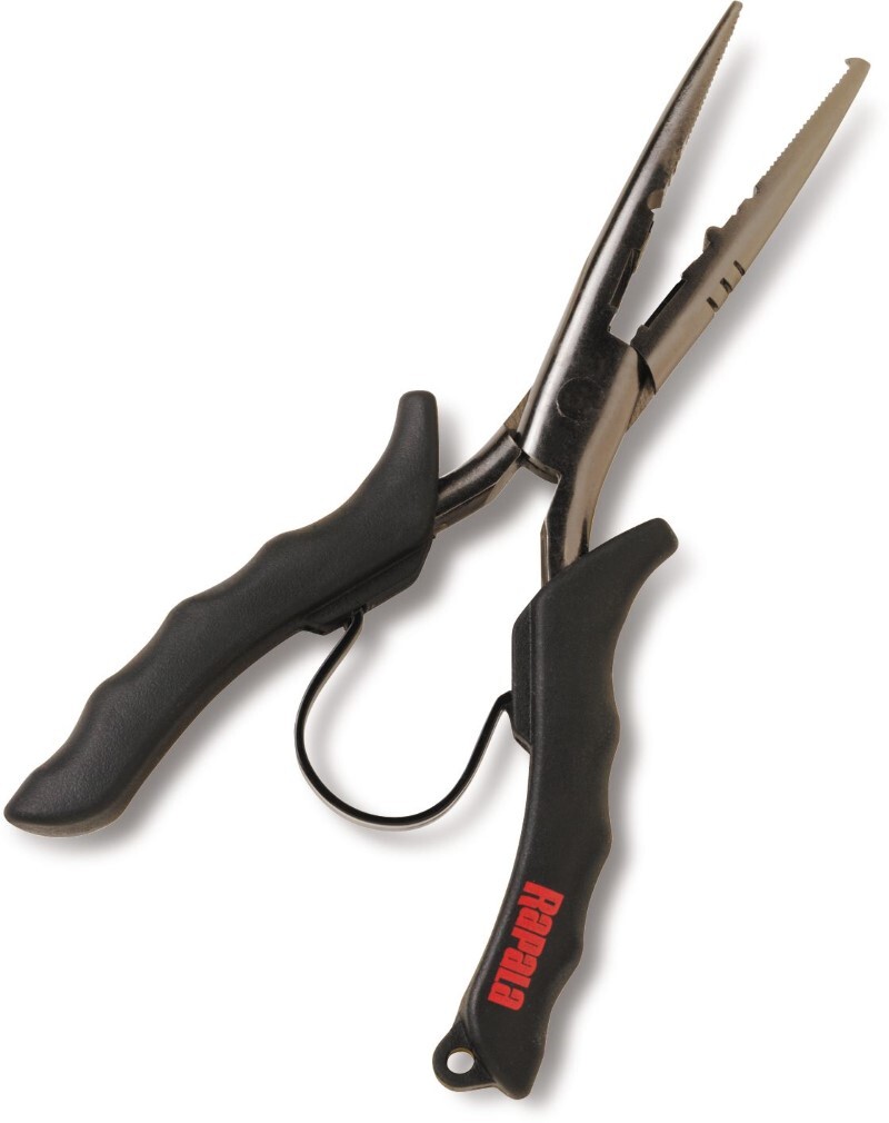 22cm Rapala Stainless Steel Fishing Pliers with Side Cutter and