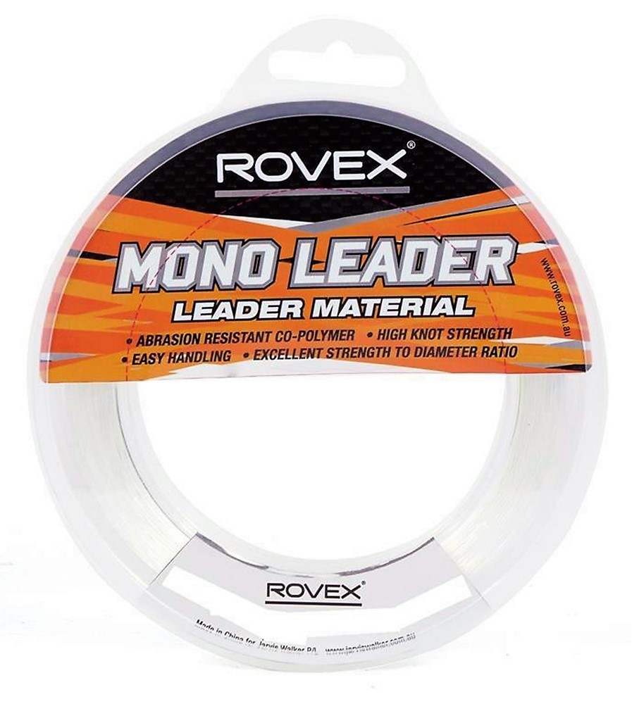 Rovex 10x Extra Heavy Duty Clear Mono Leader in 100m spools