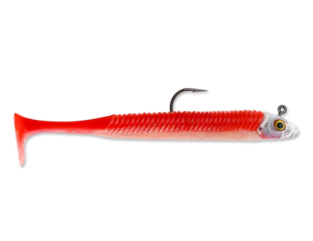 80mm Storm Thundercrank Madflash Hard Body Fishing Lure - Red Hot Perch