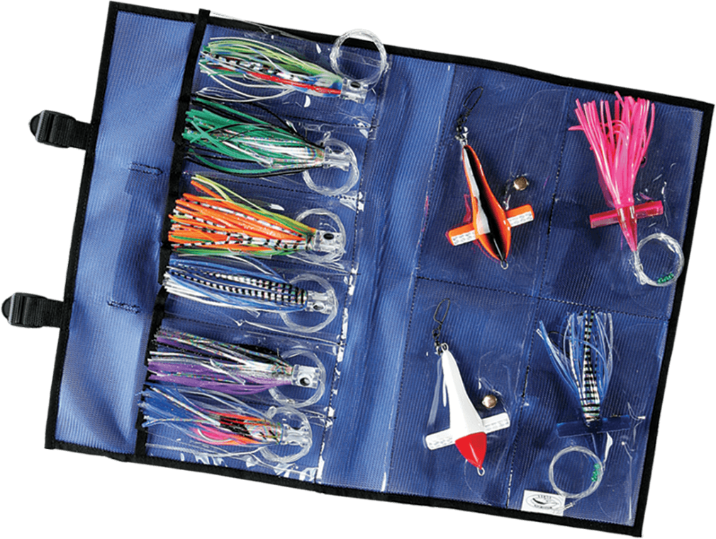 Williamson Sailfish Kit 10 pack : 8 x Assorted Trolling Lures and 2 x  Exciter Birds in Lure Wrap