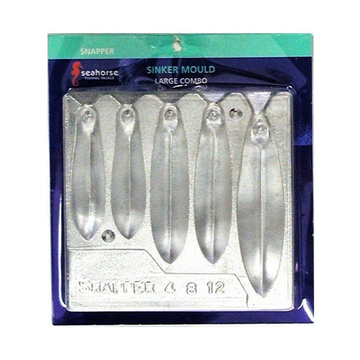 Gillies 16oz Snapper Sinker Mould - Makes 2 Snapper Sinkers at a Time