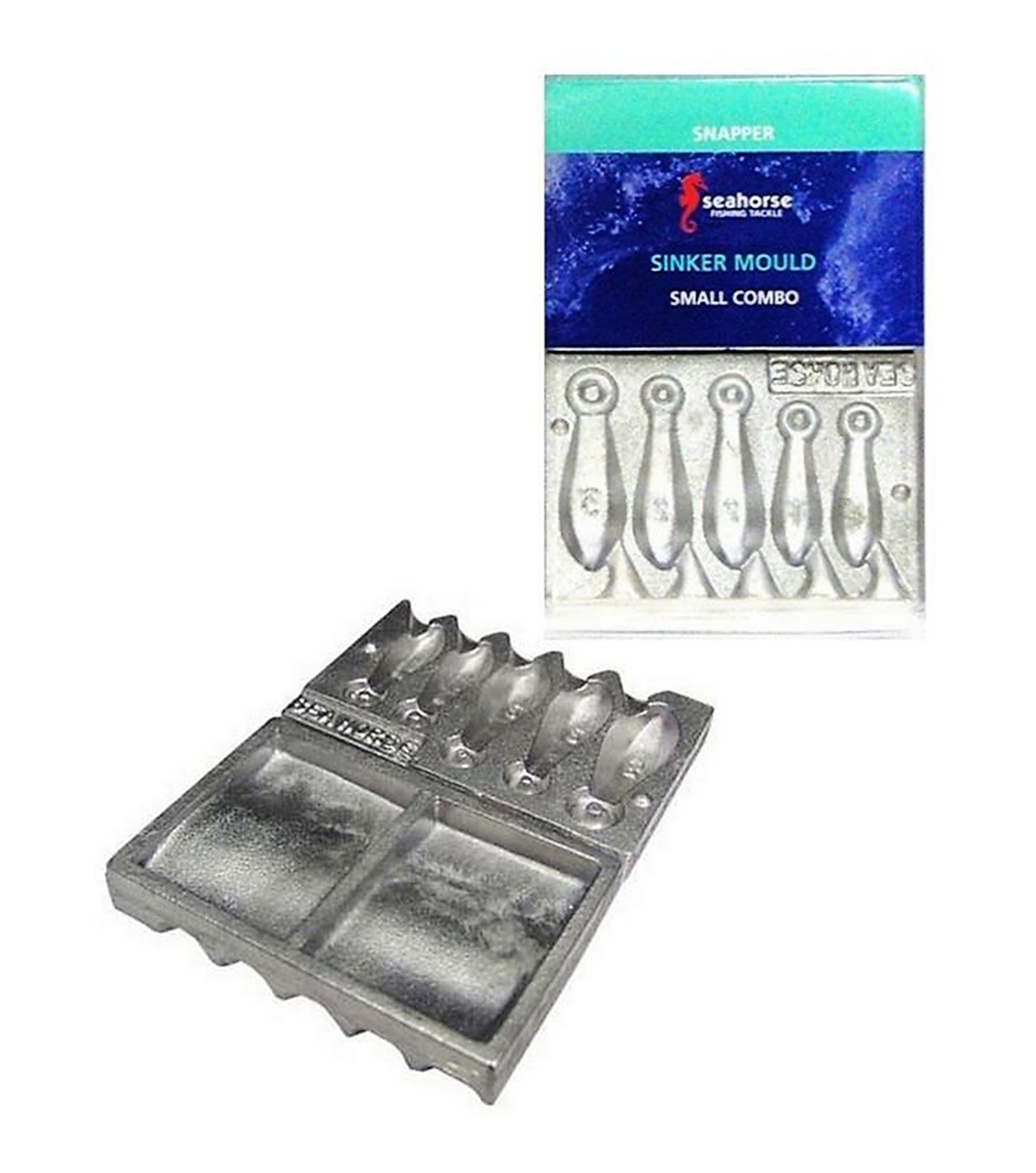 Seahorse Small Snapper Sinker Mould Combo - 1oz,2oz,3oz Snapper Mould