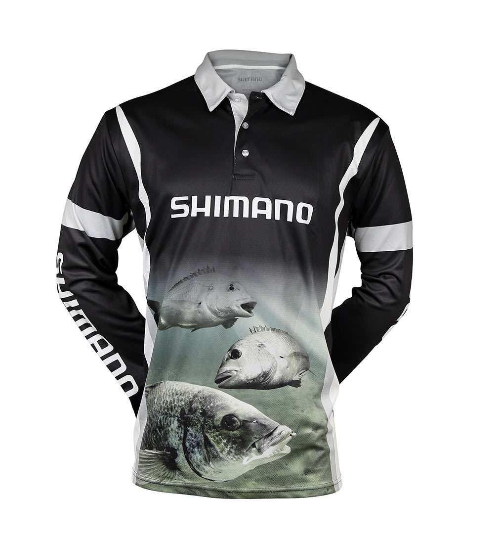 Shimano Brenious Bream Long Sleeve Tournament Fishing Shirt