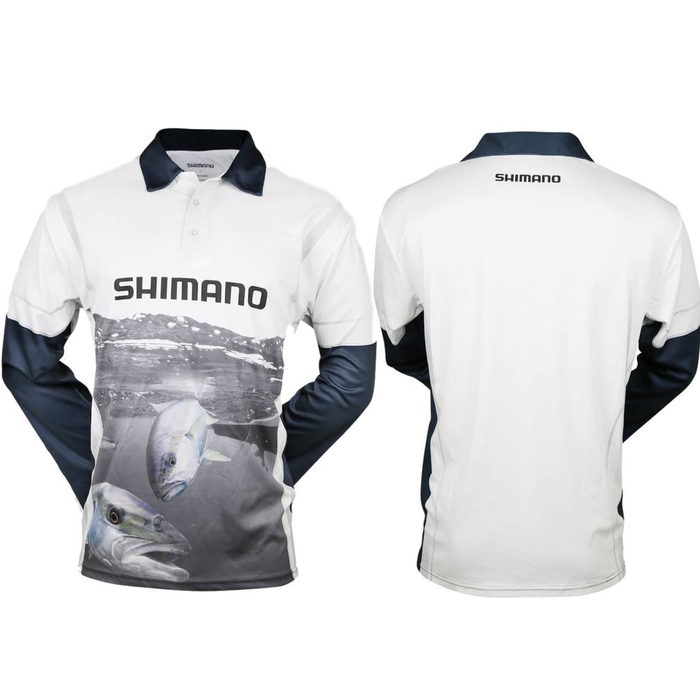 Shimano Sniper Kingfish Long Sleeve Tournament Fishing Shirt - Sublimated  UPF50+