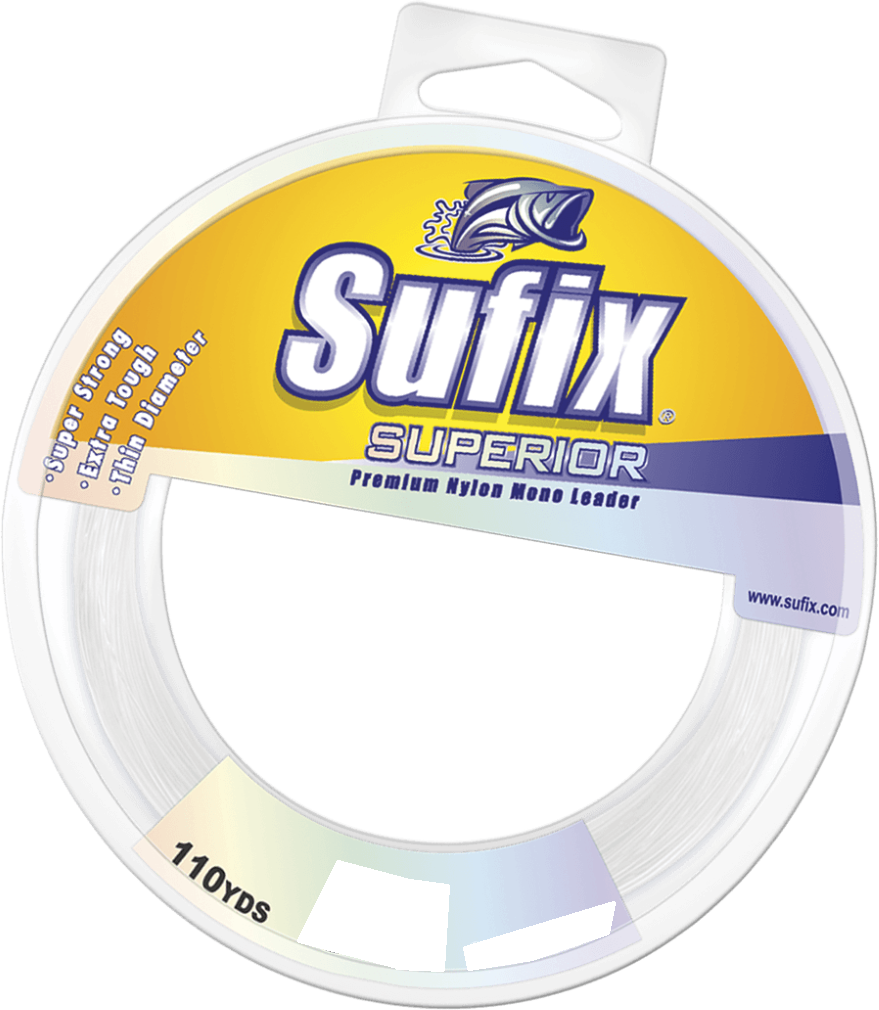 100m Spool of Sufix Superior Monofilament Fishing Leader -Clear Mono ...