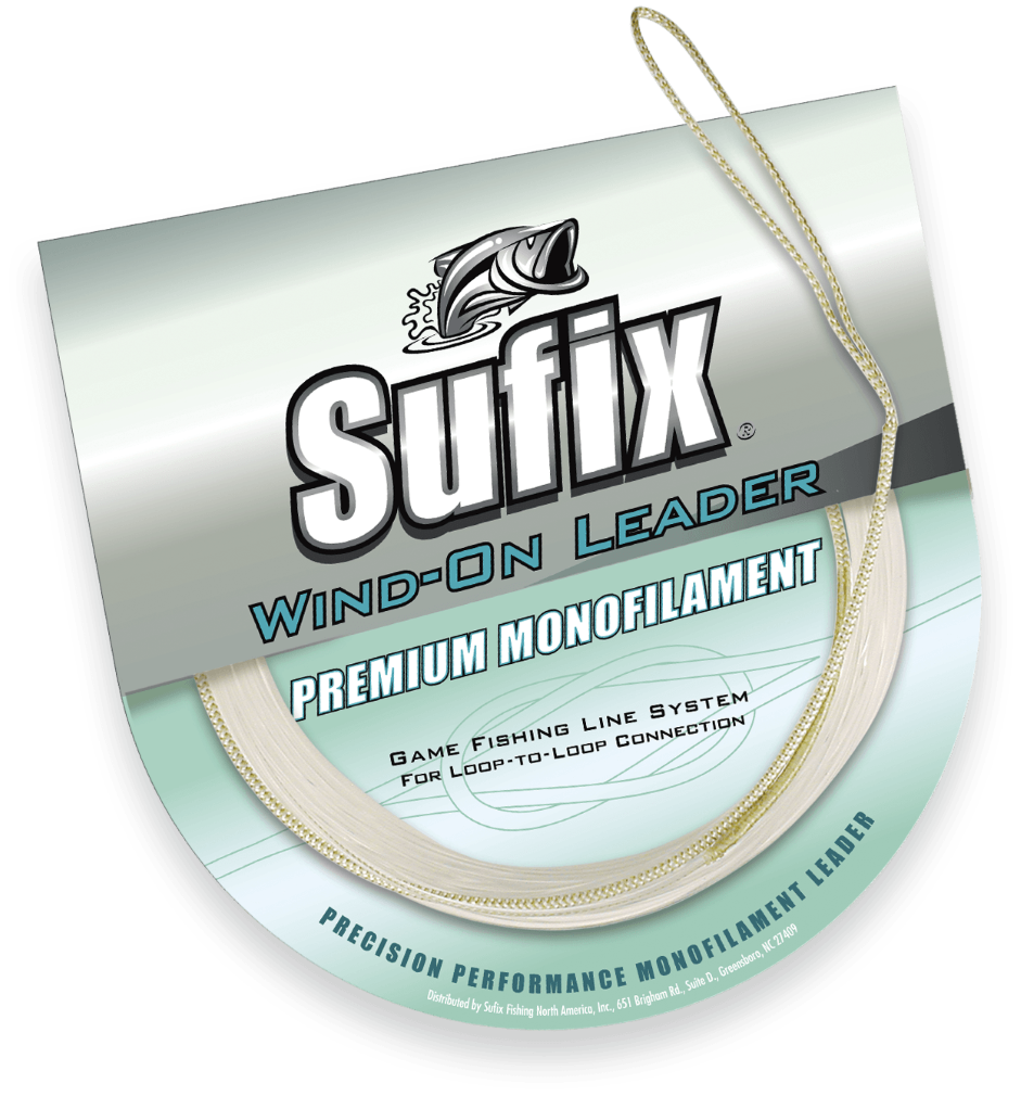 10m Length of 80lb Sufix Wind On Monofilament Fishing Leader