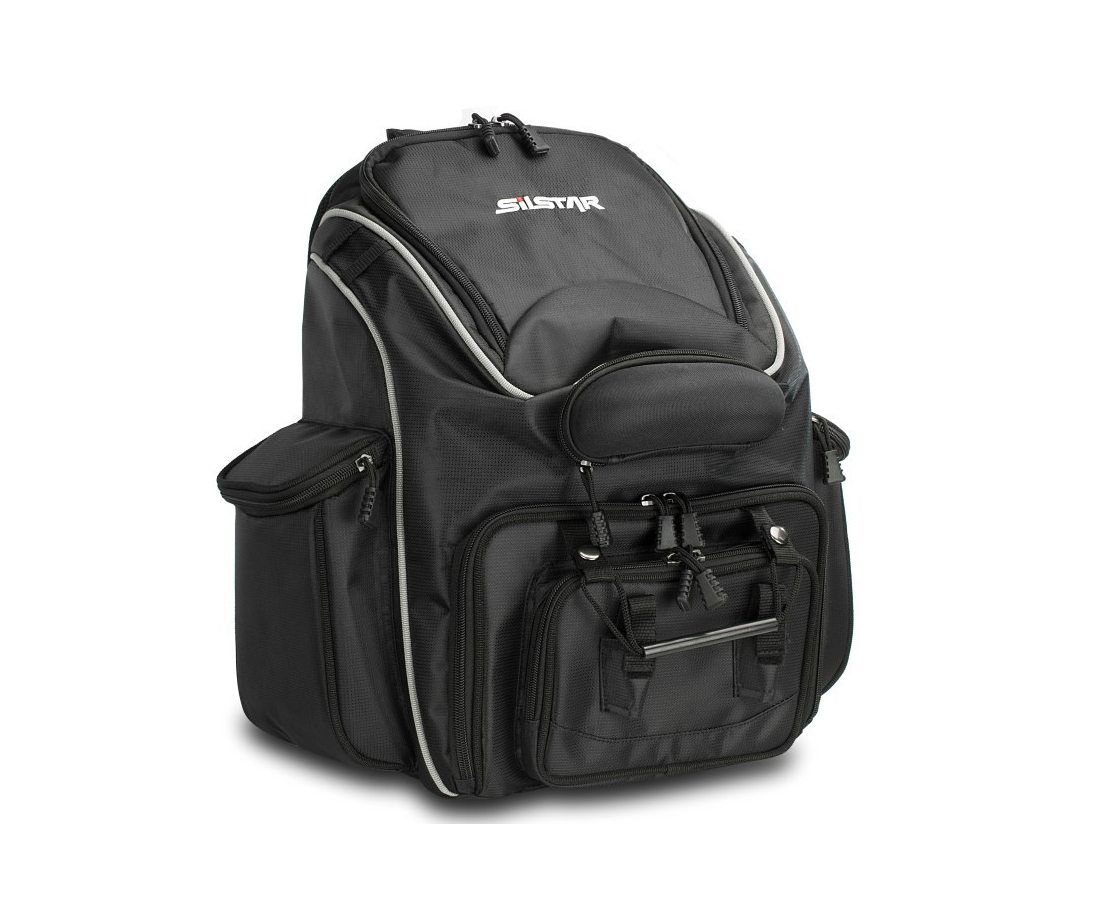 Silstar Fishing Backpack with 4 Tackle Boxes and Multiple Storage Pockets
