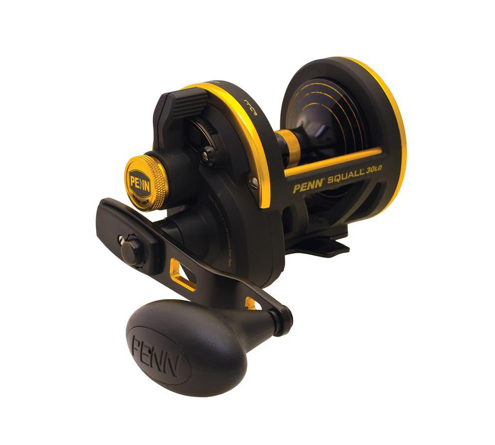 PENN Squall 40LD Lever Drag Overhead Fishing Reel - Left Handed Fishing Reel